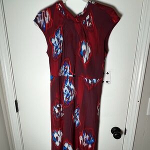 Scoop High Neck Dress